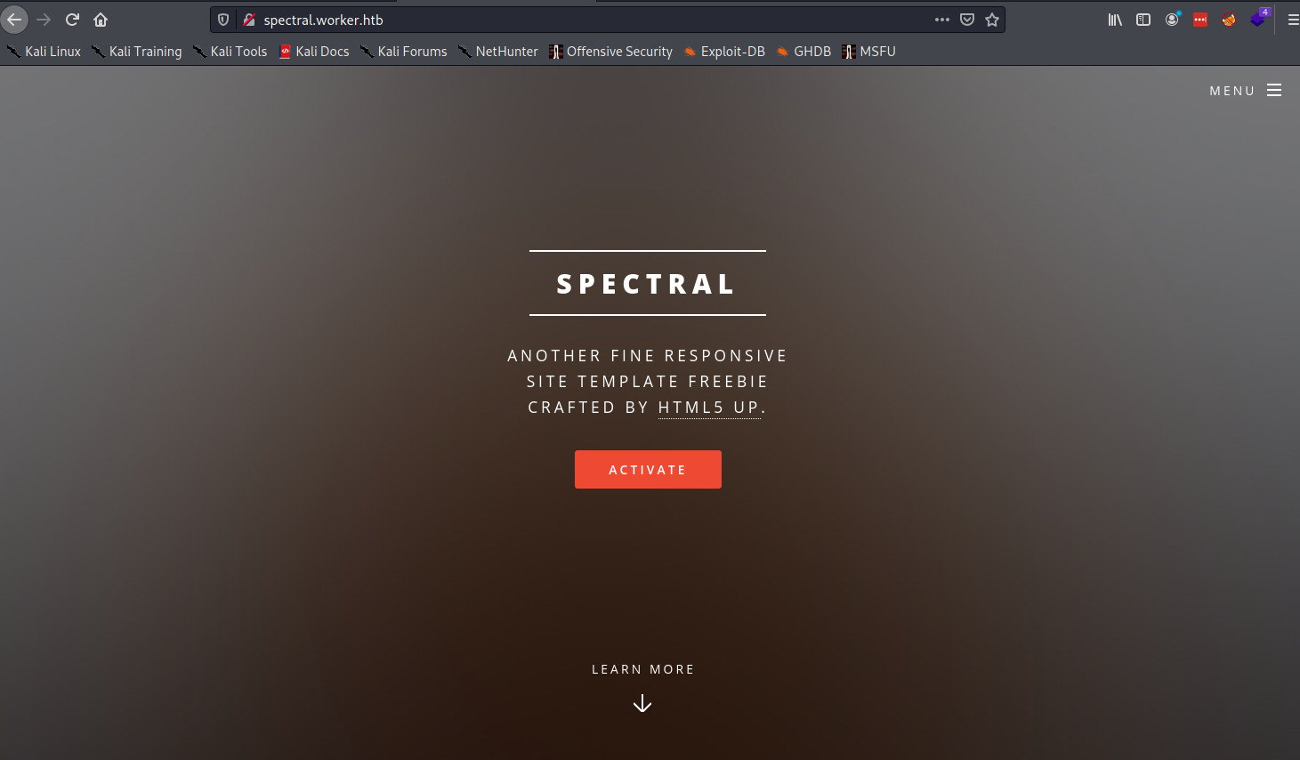 Spectral subdomain